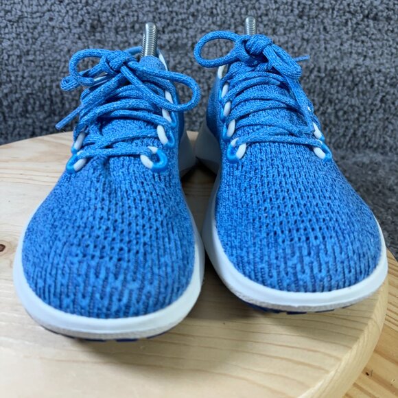 Allbirds Tree Dasher 2 Running Shoe Womens Size 8 Blue Knit Gym Training Sneaker - Picture 2 of 8